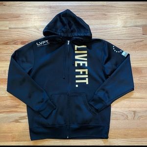 Live Fit Zip Up Sweatshirt
